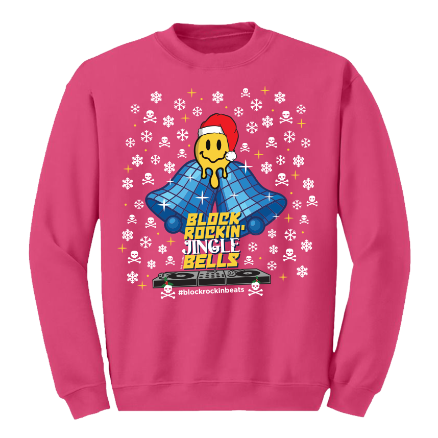 Pink - Block Rockin' Jingle Bells Jumper