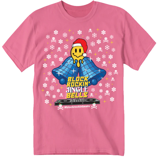 Pink - Block Rockin' Jingle Bells T-Shirt