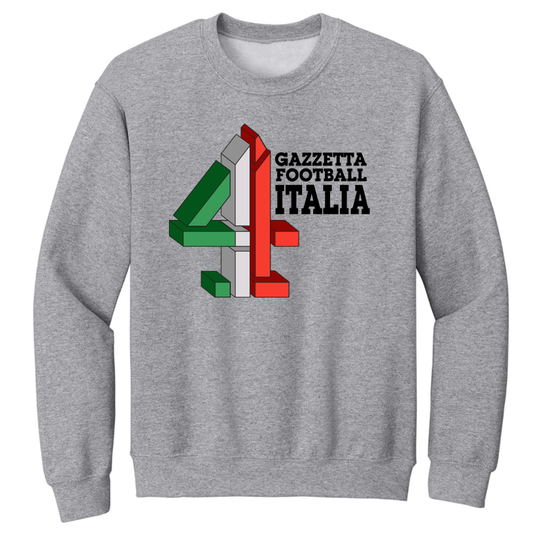Gazzetta Football Italia Grey Sweater