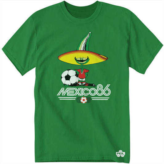 Mexico '86  Green T-Shirt
