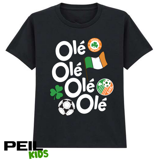 Kids - Olé Olé Olé Black T-Shirt