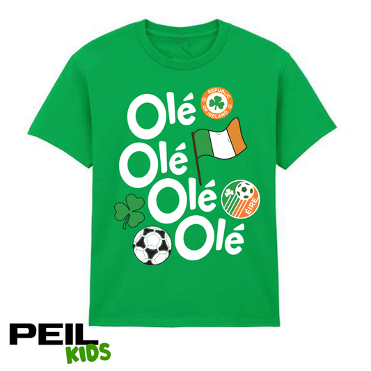 Kids - Olé Olé Olé Green T-Shirt