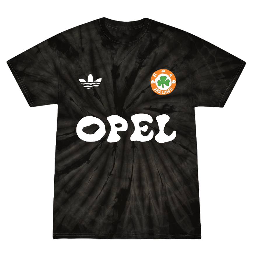 Tie Dye Ireland Black T-Shirt