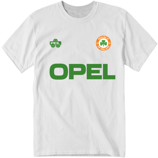 Ireland Retro Football White T-Shirt