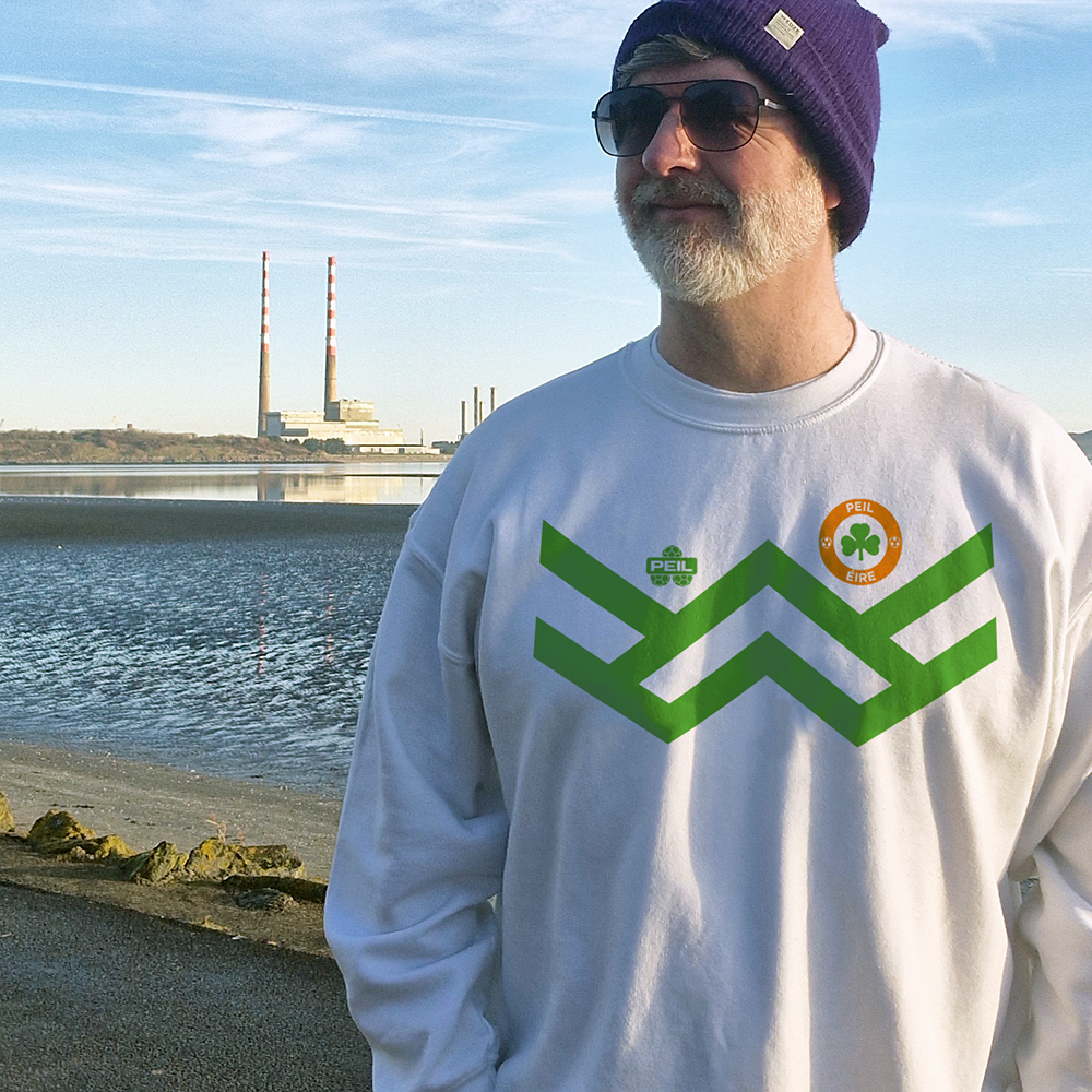 Ireland Anthem White Jumper