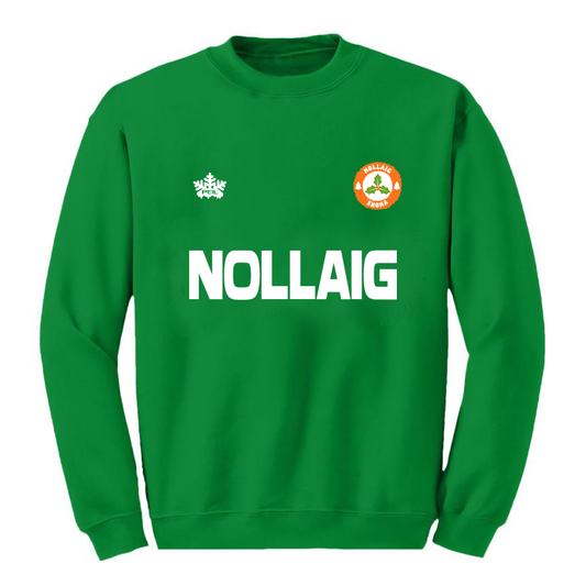 Ireland Nollaig Christmas Jumper Green