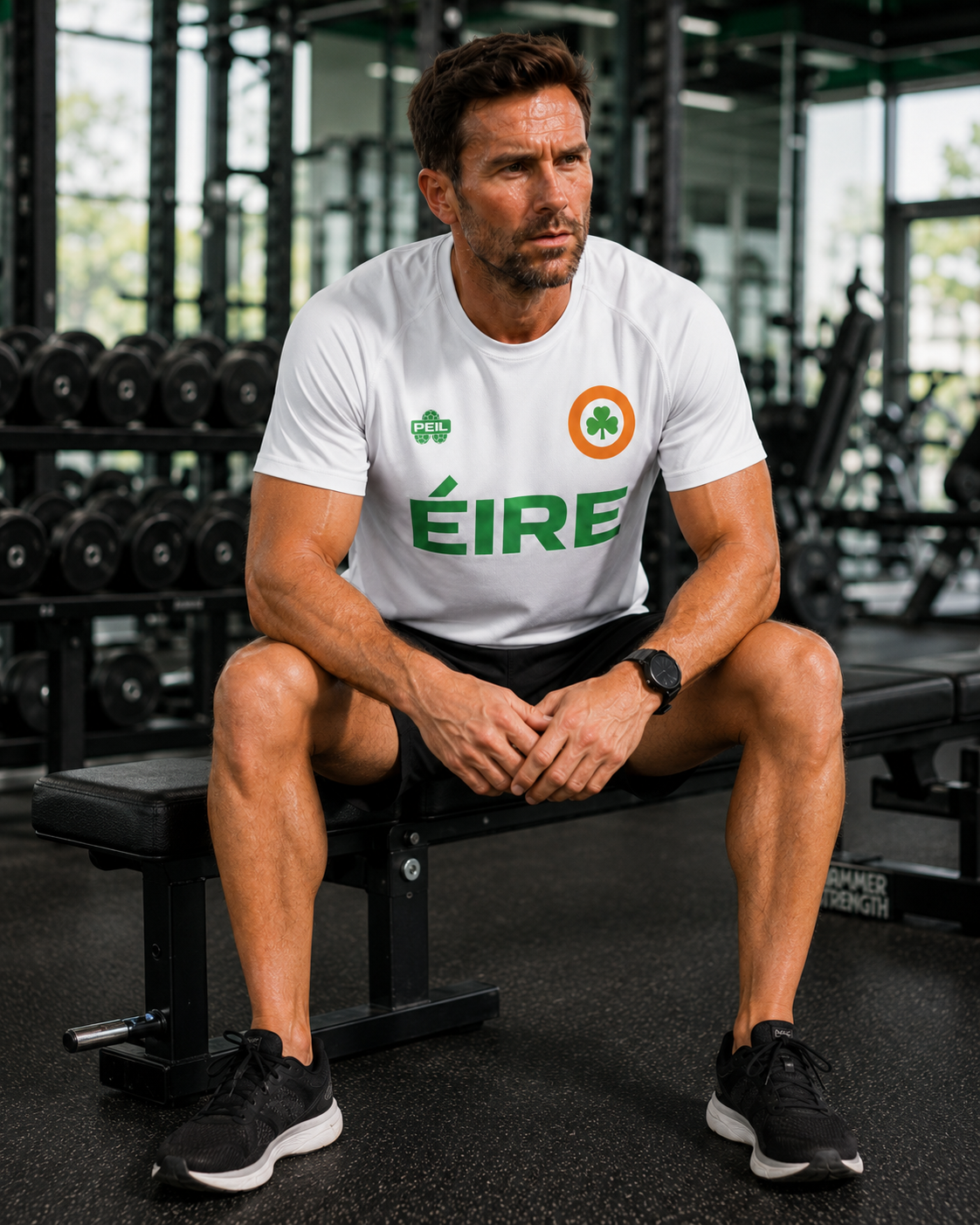 AirCool Breathable Éire White T-Shirt