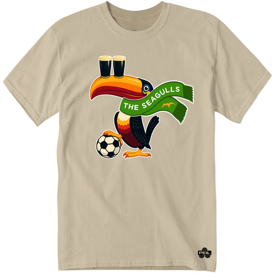 Toucan Seagulls Sand T-Shirt
